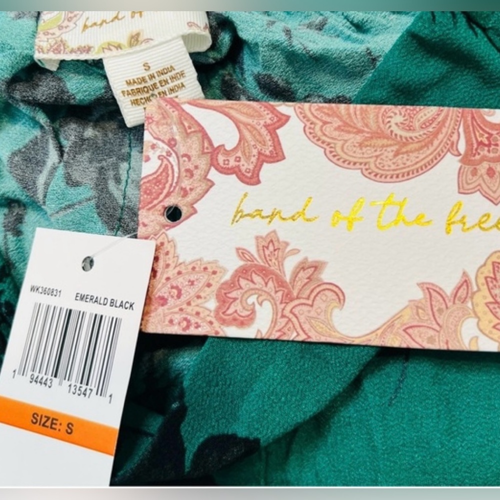 NWT Band of The Free Floral Green Skirt - Picture 4 of 6